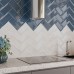 Плитка Metrotiles белый 100x200x7
