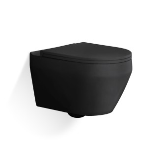 Унитаз подвесной Easy-Clean Rim "Opal Modern (black)"
